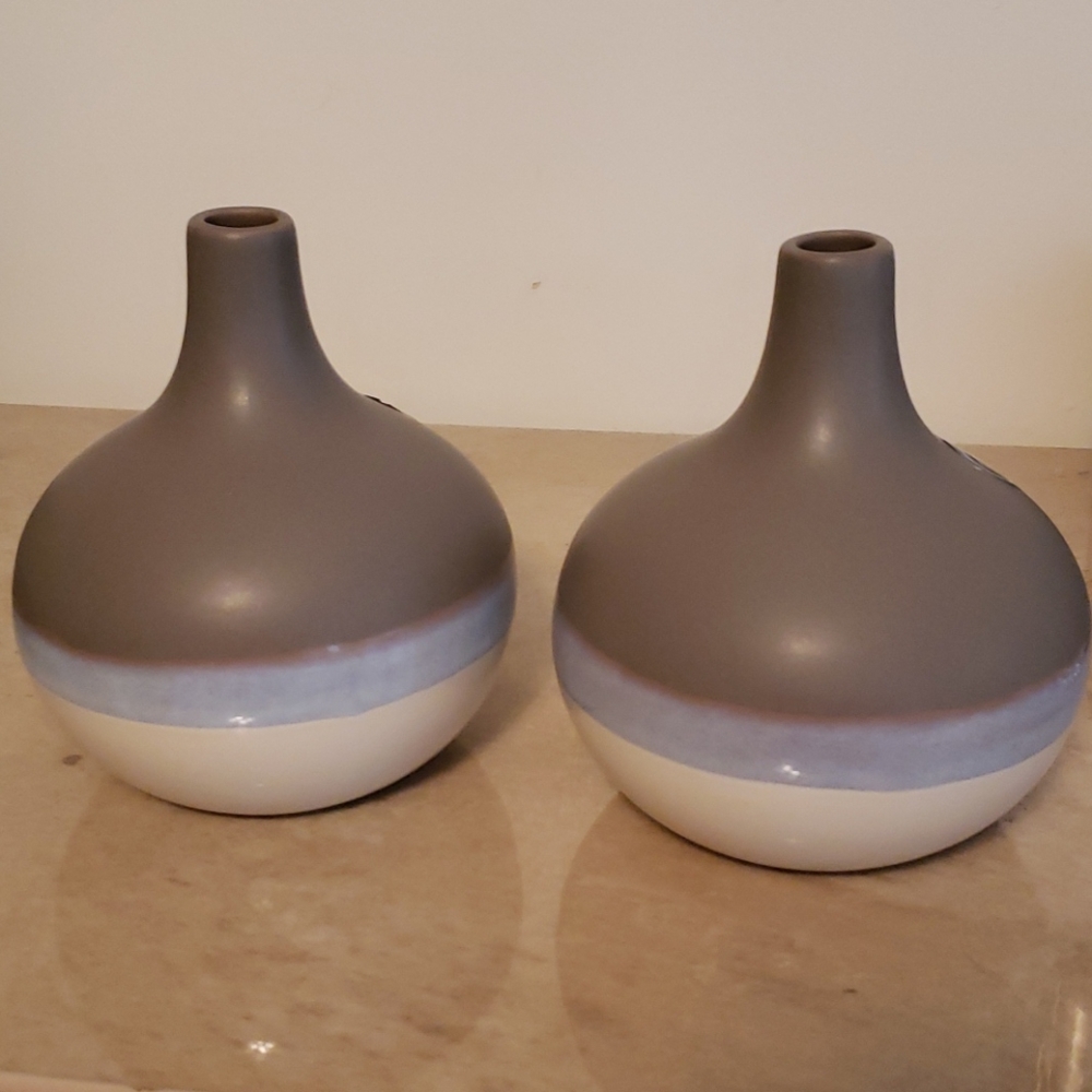 2 Vases hand dipped